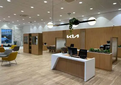 Boongate Kia - commercial renovation fit out project - Peterborough
