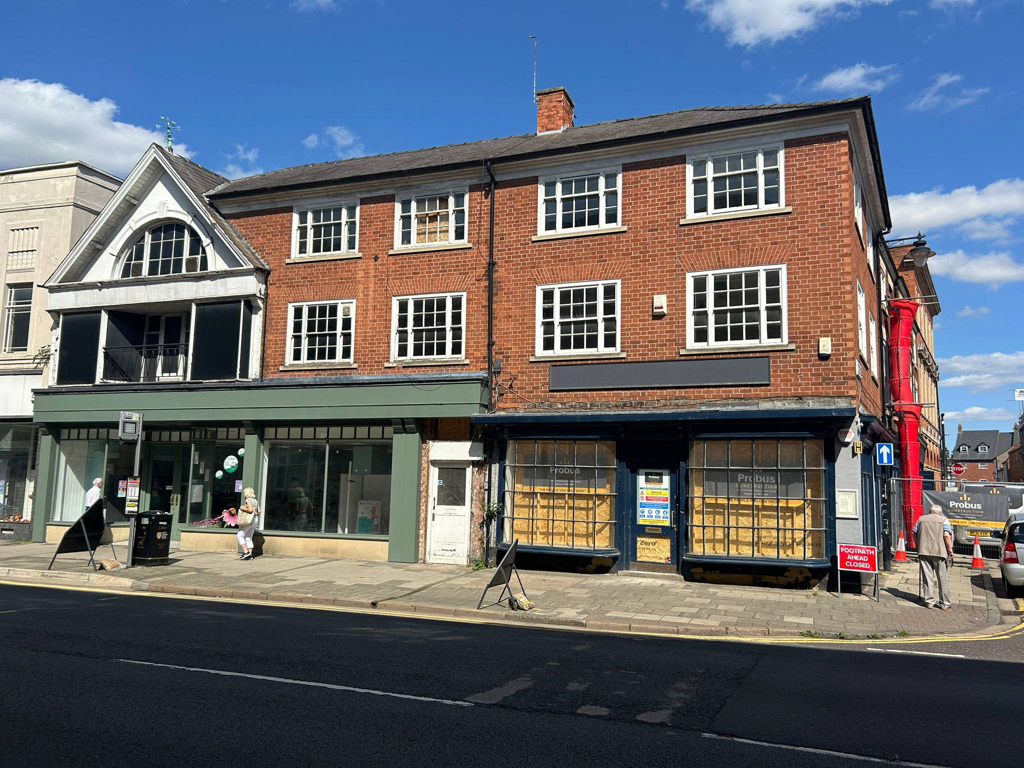 Grantham high street listed building development project